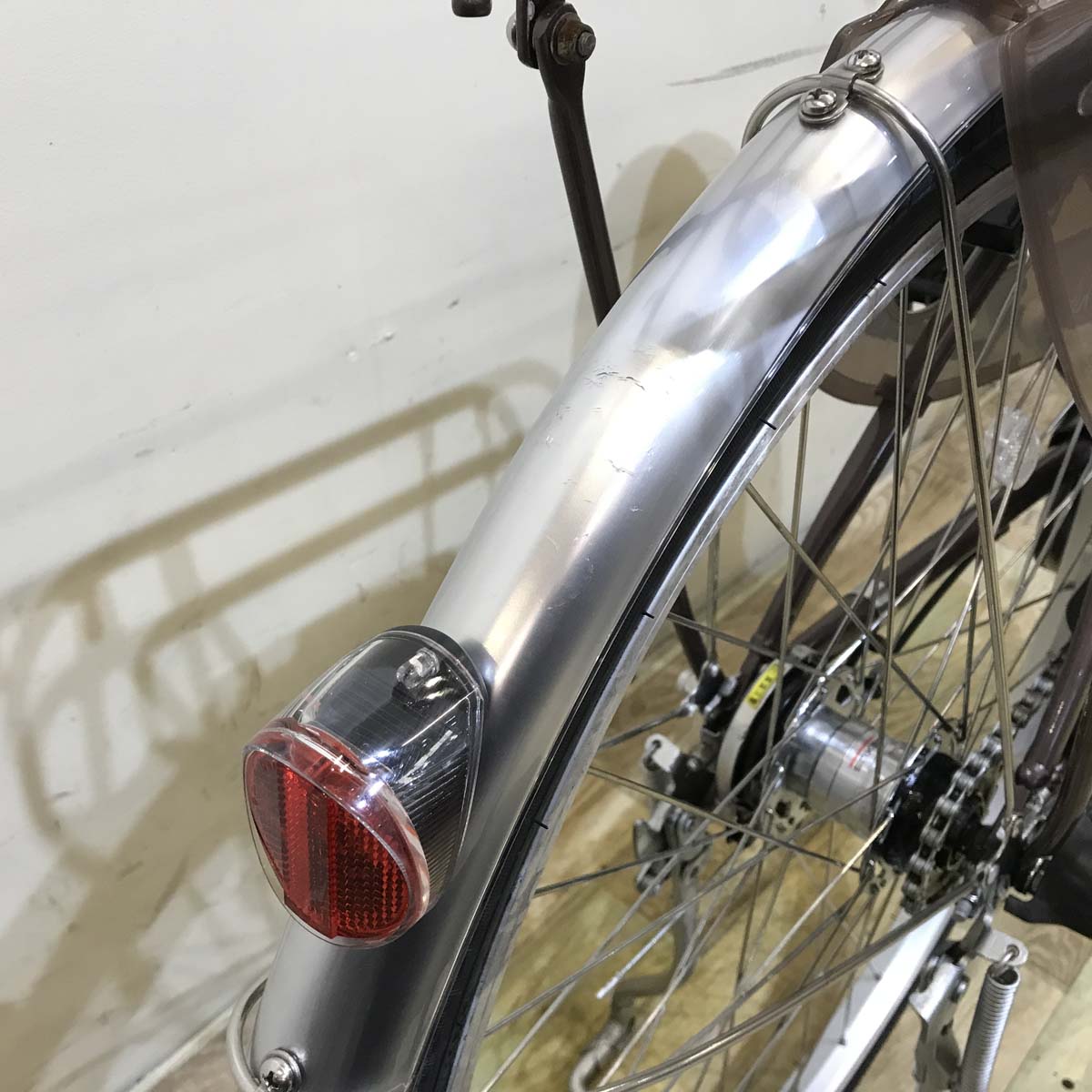 中古電動自転車 パナソニック ビビ L ブラウン 24インチ KB047