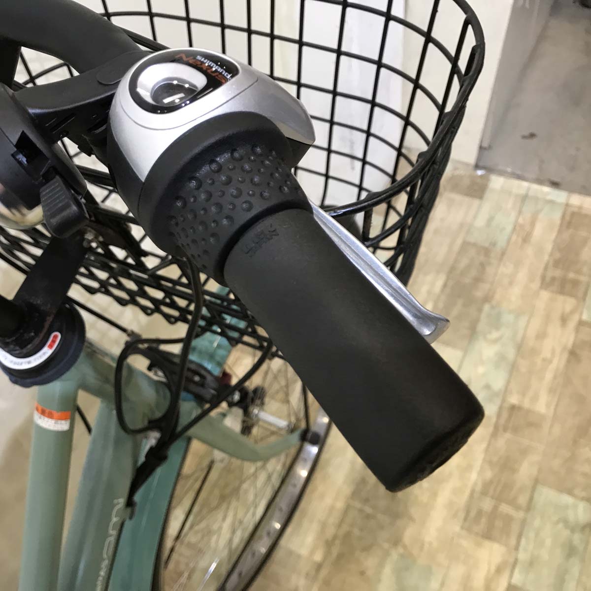 中古電動自転車 ヤマハ PAS アミ グリーン 26インチ KG057