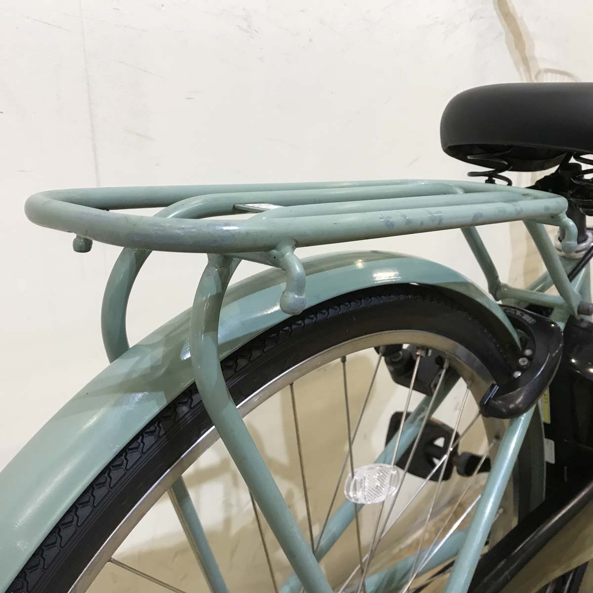 中古電動自転車 ヤマハ PAS アミ グリーン 26インチ KG057