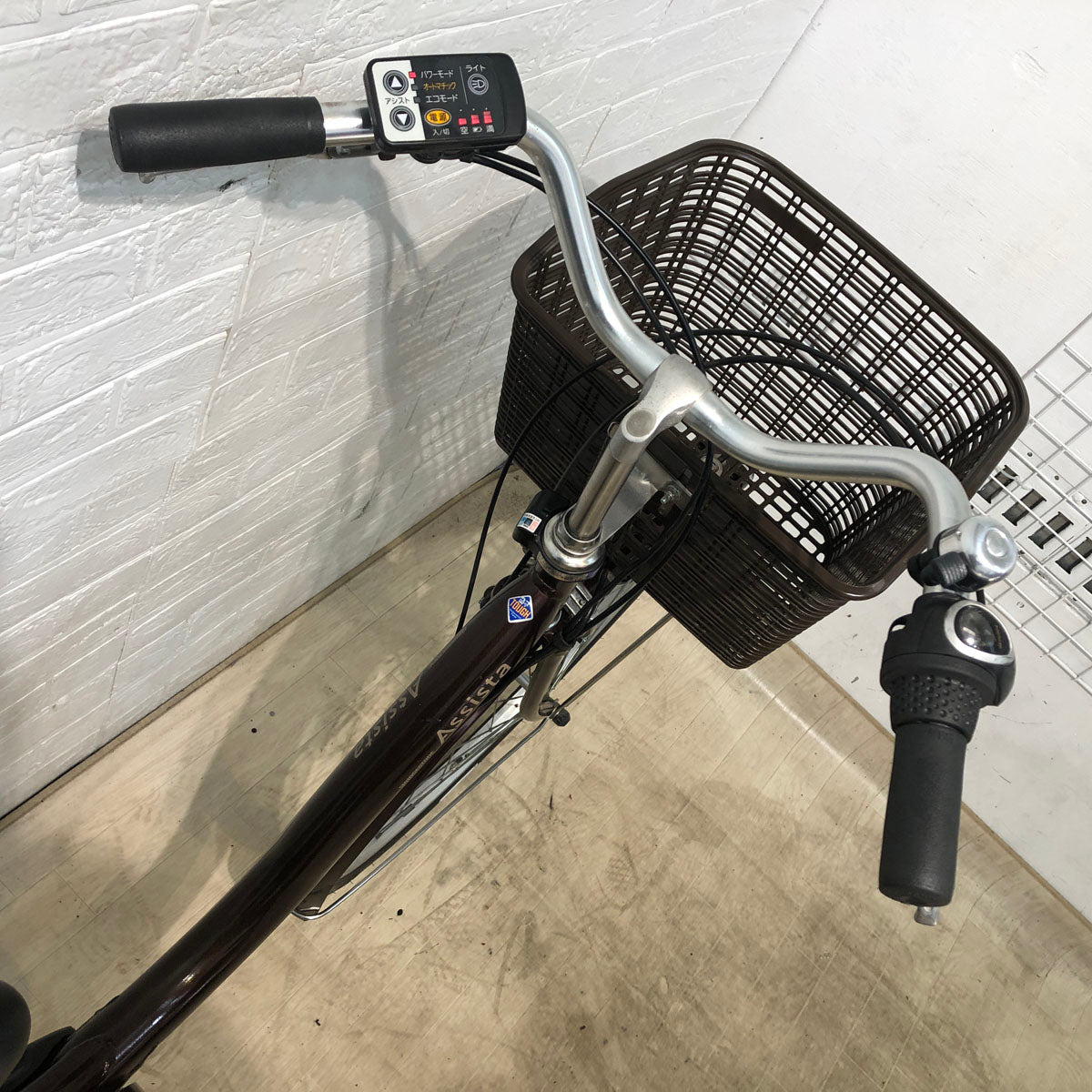 中古電動自転車 ブリヂストン アシスタ ベーシック ブラウン 26インチ YC064