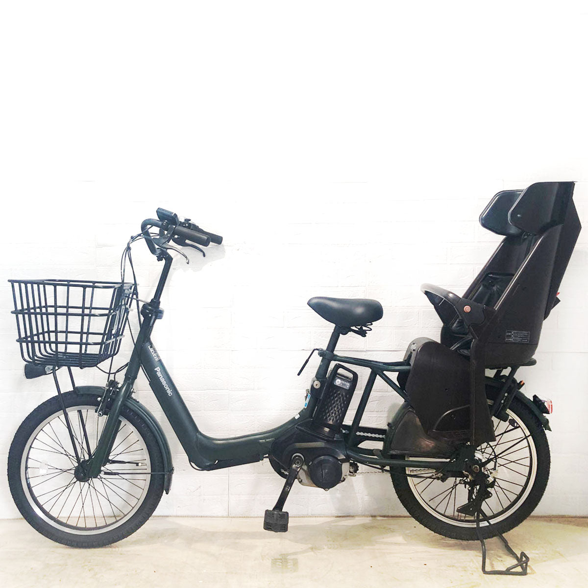 中古電動自転車 パナソニック ギュット アニーズ DX グリーン 20インチ YC065