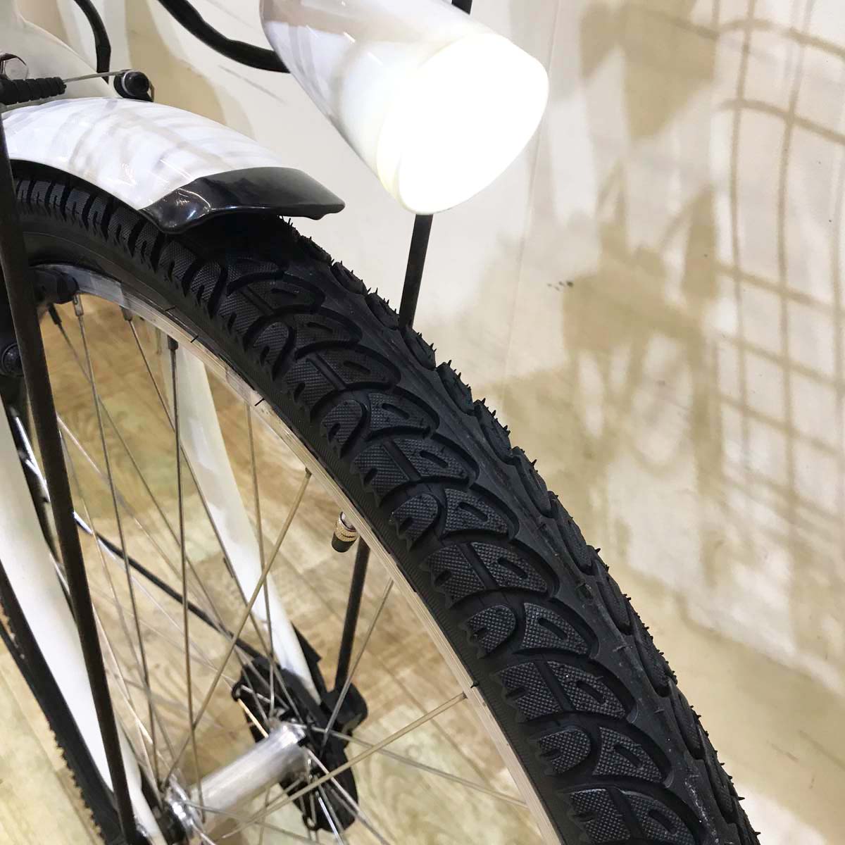 中古電動自転車 ブリヂストン ハイディ2 ホワイト 26インチ KG058