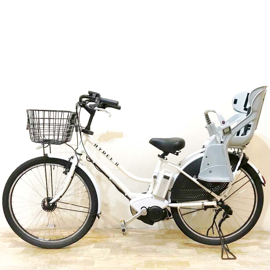 中古電動自転車 ブリヂストン ハイディ2 ホワイト 26インチ KG058