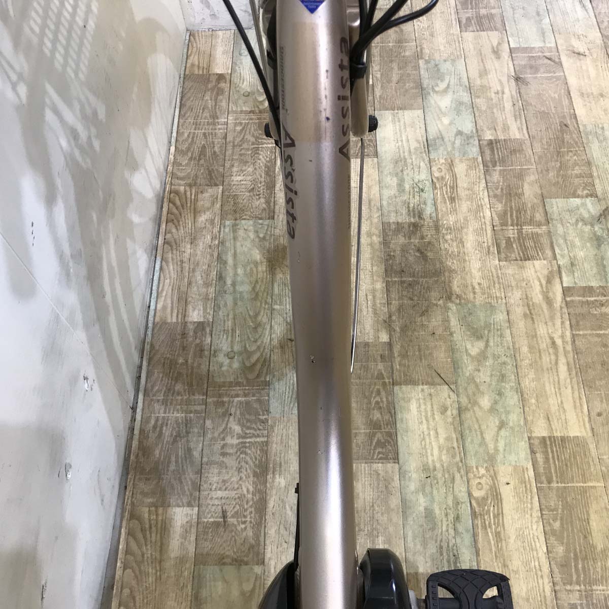 中古電動自転車 ブリヂストン アシスタDX ベージュ 26インチ KG059
