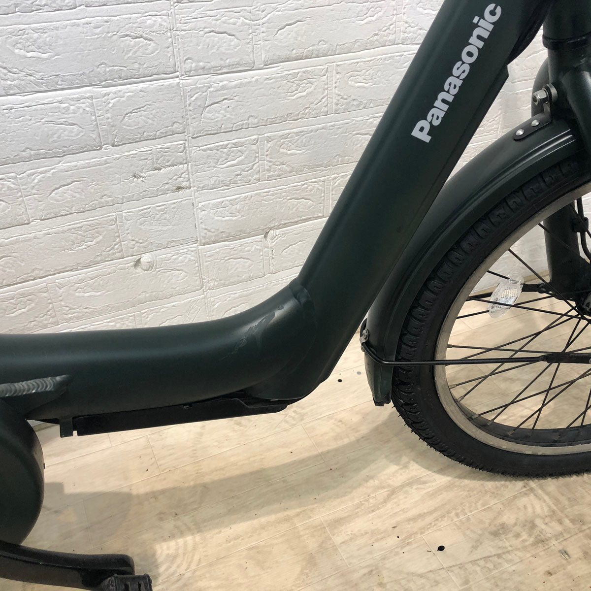 中古電動自転車 パナソニック ギュット アニーズ DX グリーン 20インチ YC065