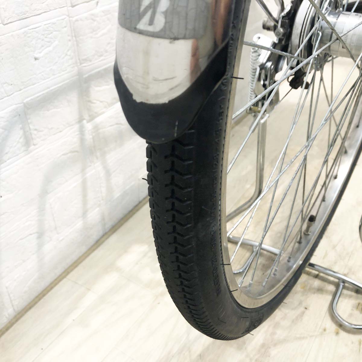 中古電動自転車 ブリヂストン アシスタDX ブラウン 26インチ YH084