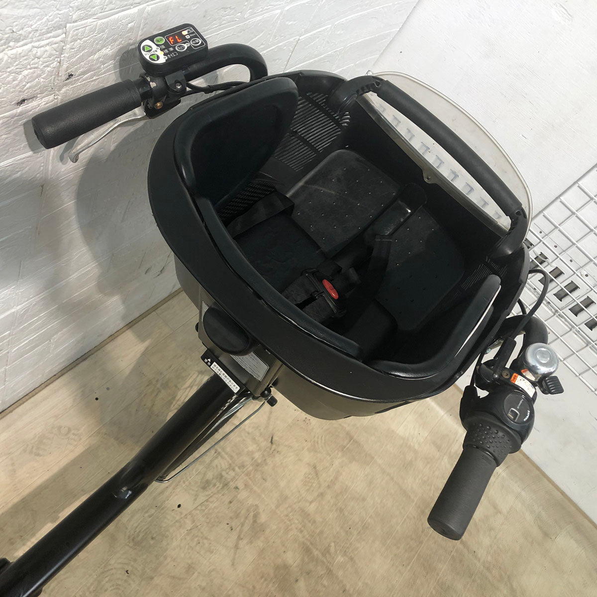 中古電動自転車 新品バッテリー ブリヂストン アンジェリーノ プティット e ブラック 20インチ YC066