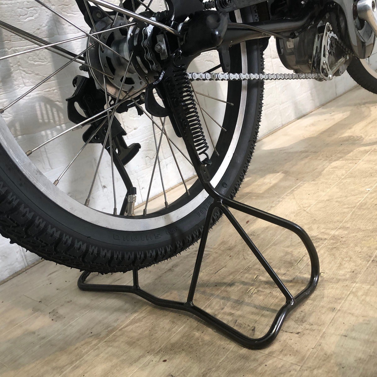 中古電動自転車 新品バッテリー ブリヂストン アンジェリーノ プティット e ブラック 20インチ YC066