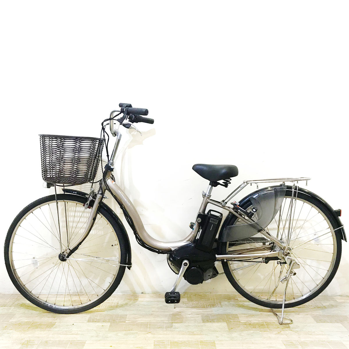 中古電動自転車 ヤマハ PAS ナチュラ L ゴールド 26インチ KB051