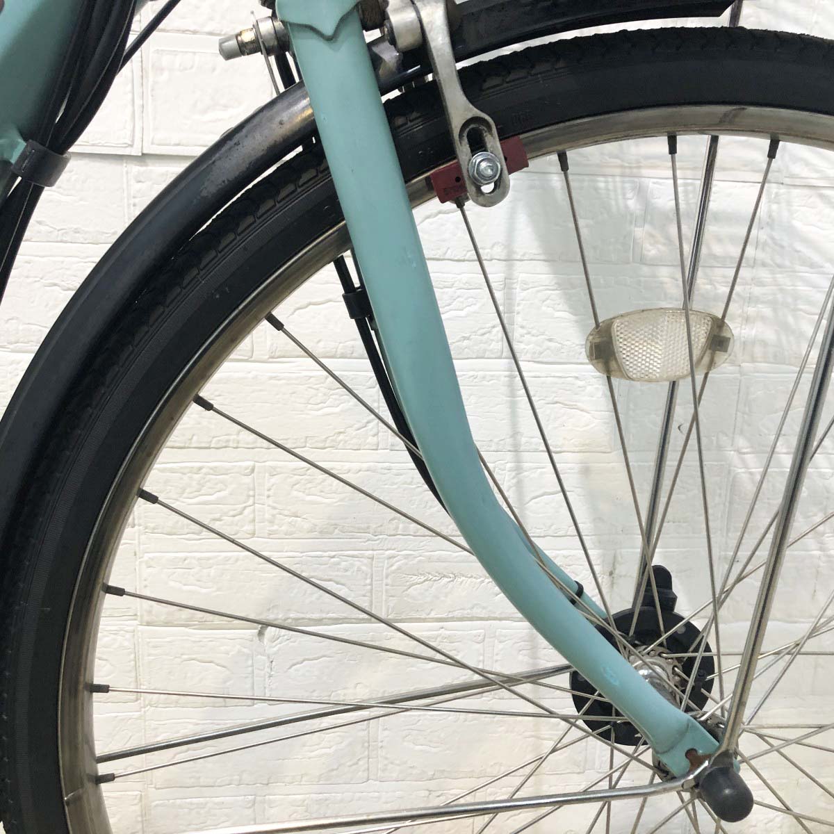 中古電動自転車 ブリヂストン アシスタDX グリーン 26インチ YH085