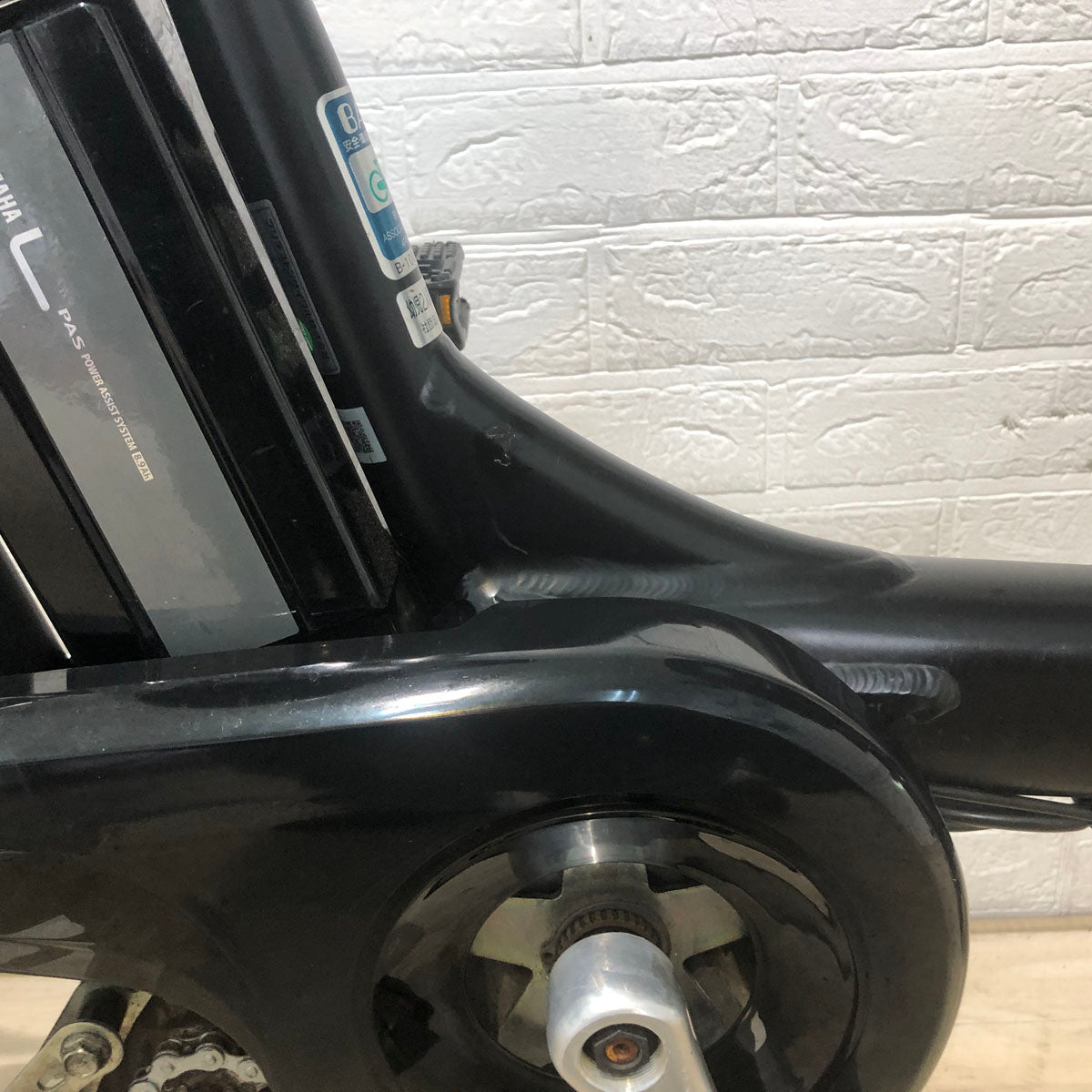 中古電動自転車 新品バッテリー ブリヂストン アンジェリーノ プティット e ブラック 20インチ YC066