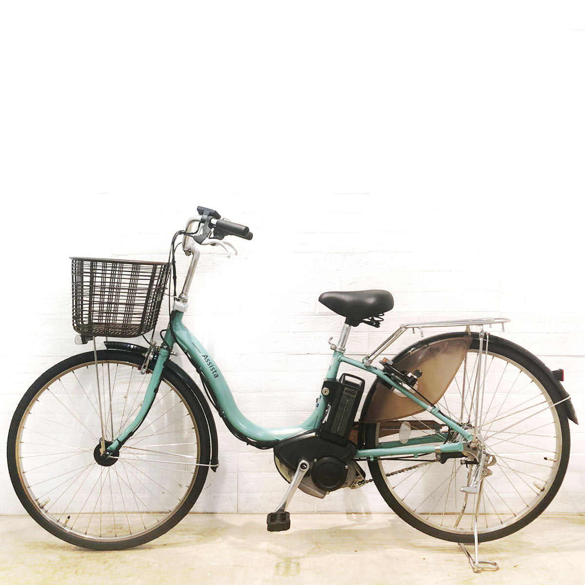 中古電動自転車 ブリヂストン アシスタ DX ミント 26インチ YC067