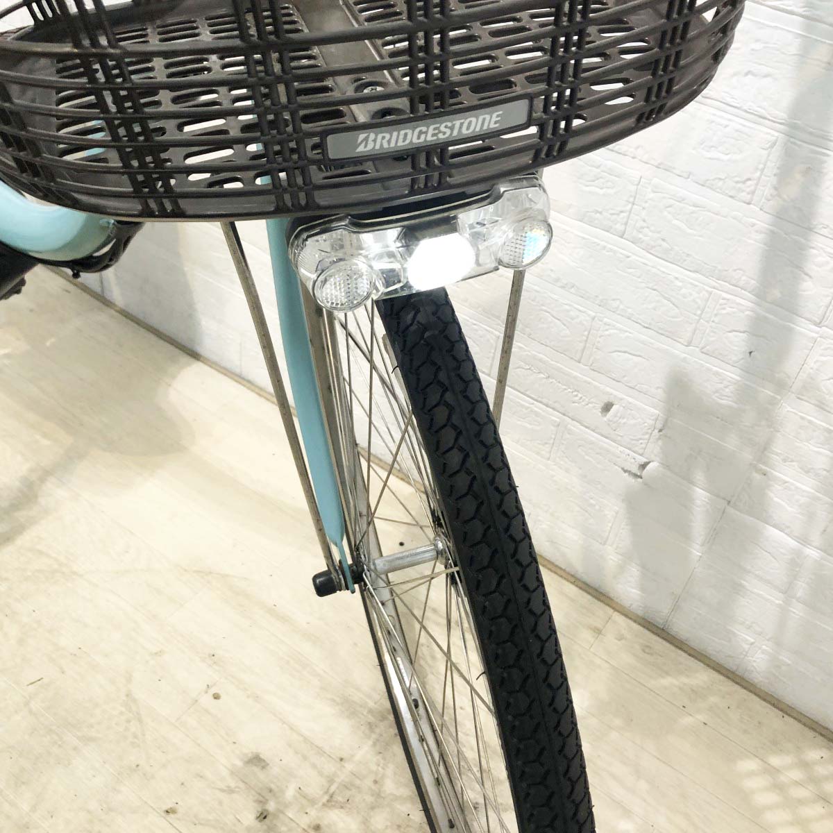 中古電動自転車 ブリヂストン アシスタDX グリーン 26インチ YH085