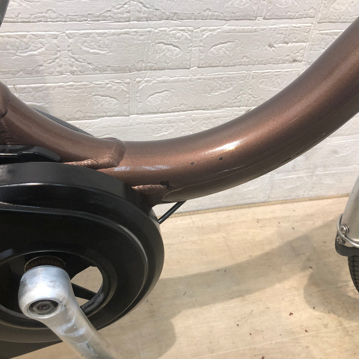 電動自転車 パナソニック ビビ LU ブラウン 24インチ YV051 【中古車】