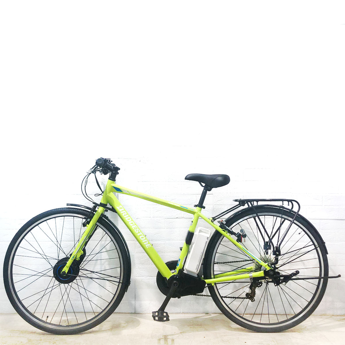 中古電動自転車 ブリヂストン TB1e グリーン 27インチ SR414Y
