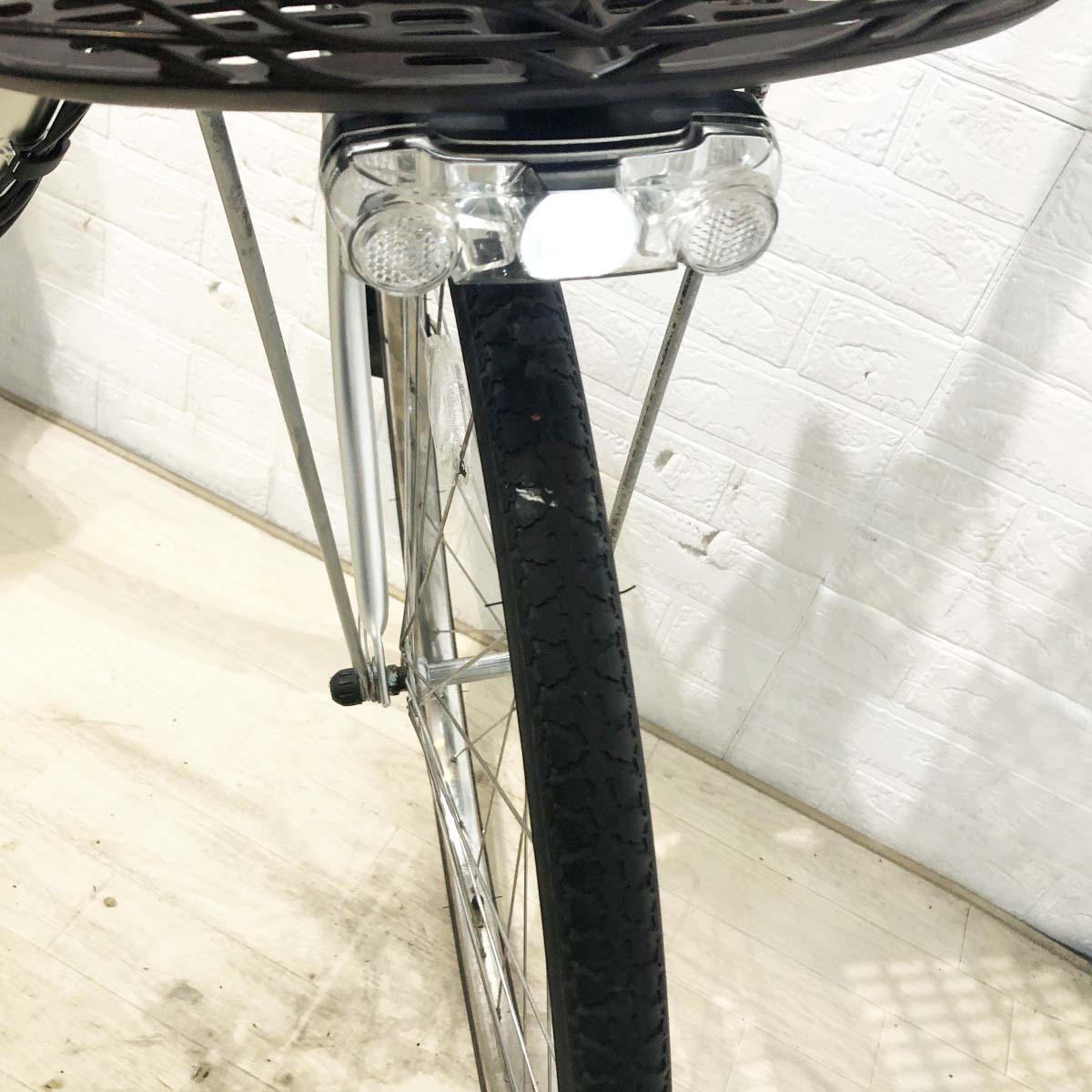 中古電動自転車 ヤマハ PAS ナチュラXM シルバー 26インチ YH086