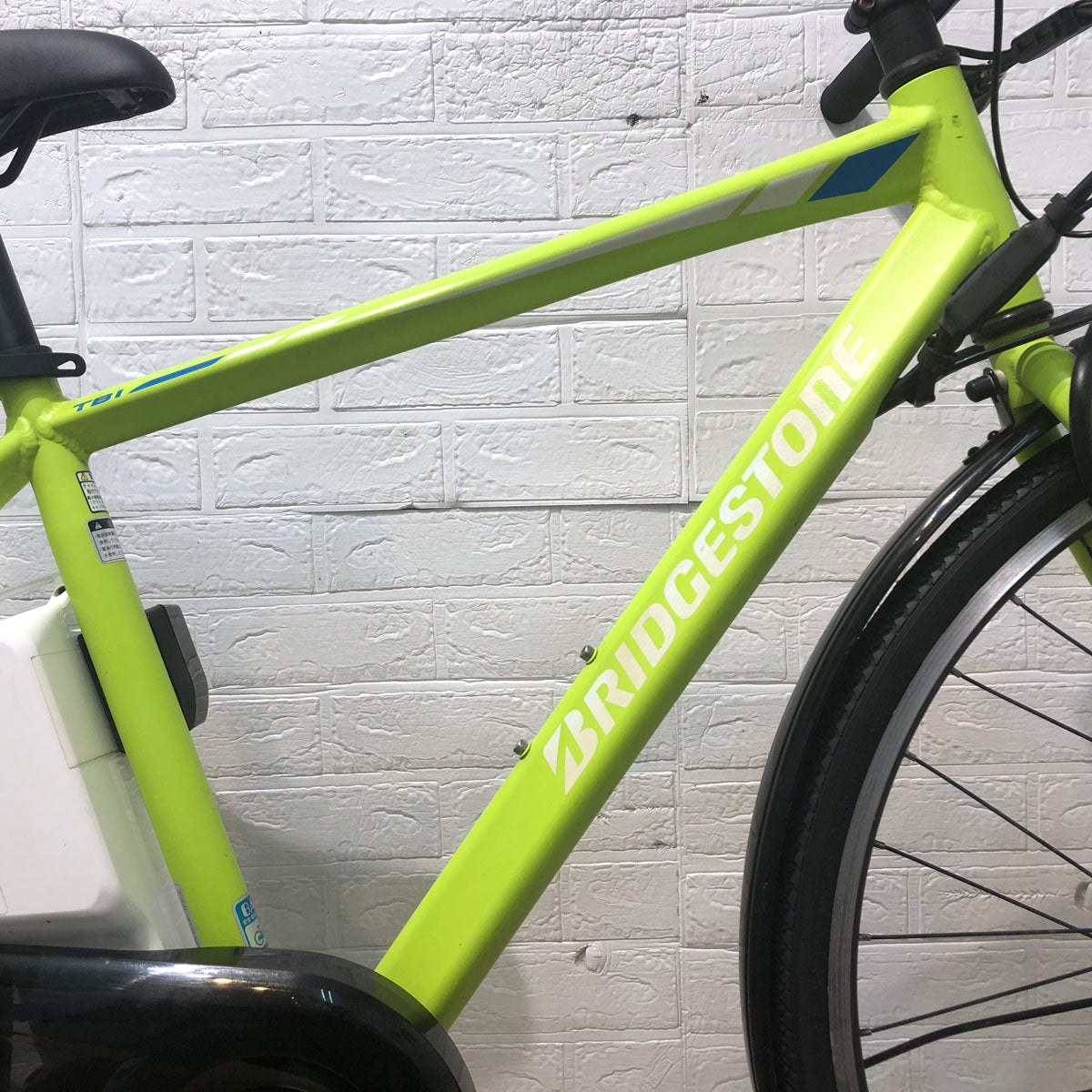 中古電動自転車 ブリヂストン TB1e グリーン 27インチ SR414Y