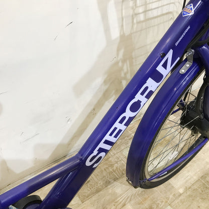 ブリヂストン ステップクルーズe ブルー 26インチ KG061 【中古車】