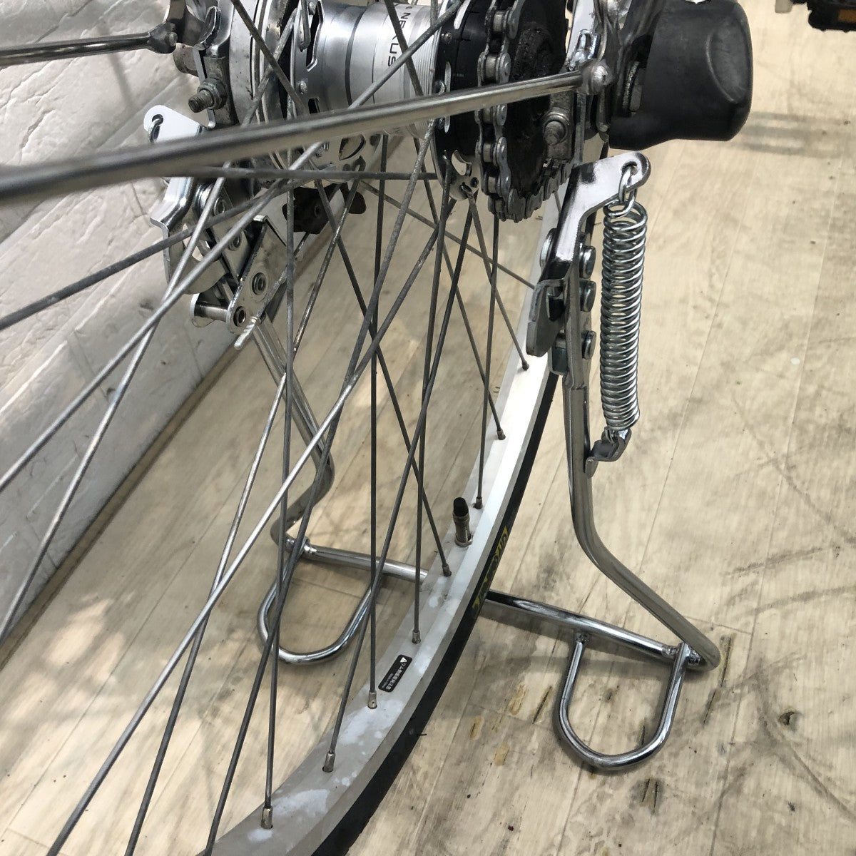 中古電動自転車 ヤマハ PAS ナチュラXM シルバー 26インチ YH086