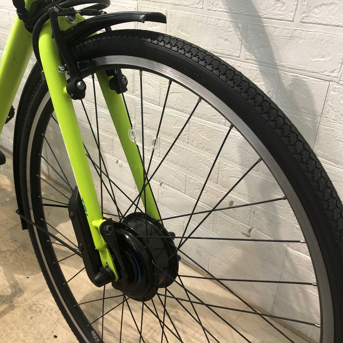 中古電動自転車 ブリヂストン TB1e グリーン 27インチ SR414Y
