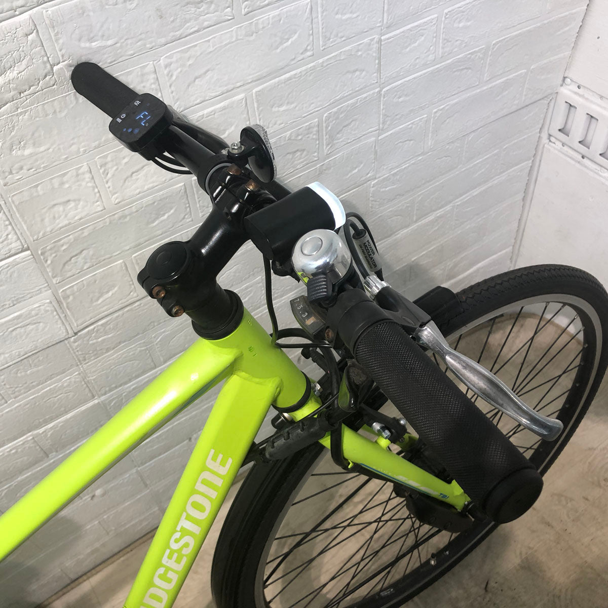 中古電動自転車 ブリヂストン TB1e グリーン 27インチ SR414Y
