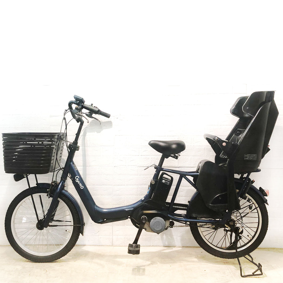 中古電動自転車 パナソニック ギュット アニーズ DX ネイビー 20インチ YC068 