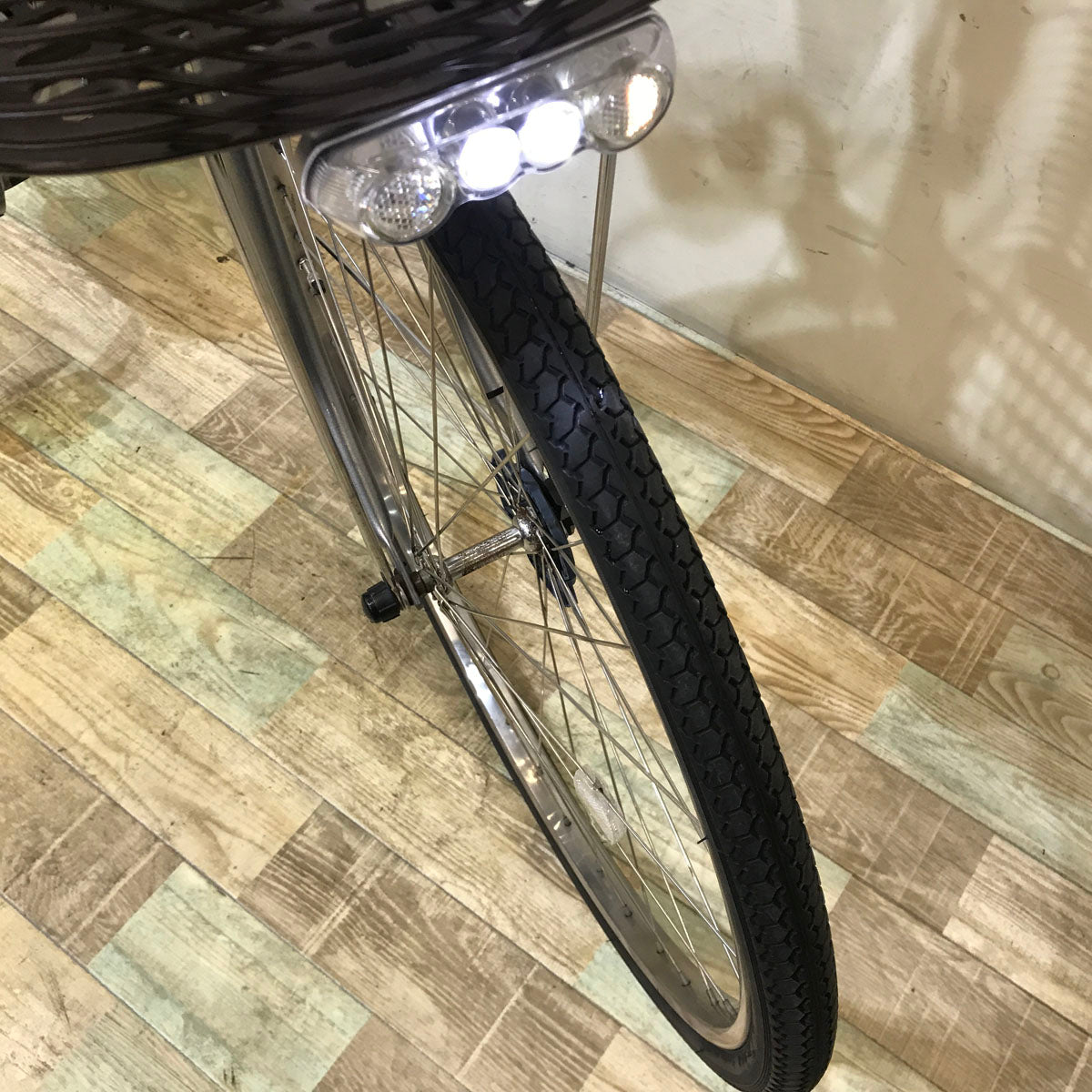 中古電動自転車 ヤマハ PAS ナチュラ M シルバー 26インチ KB054