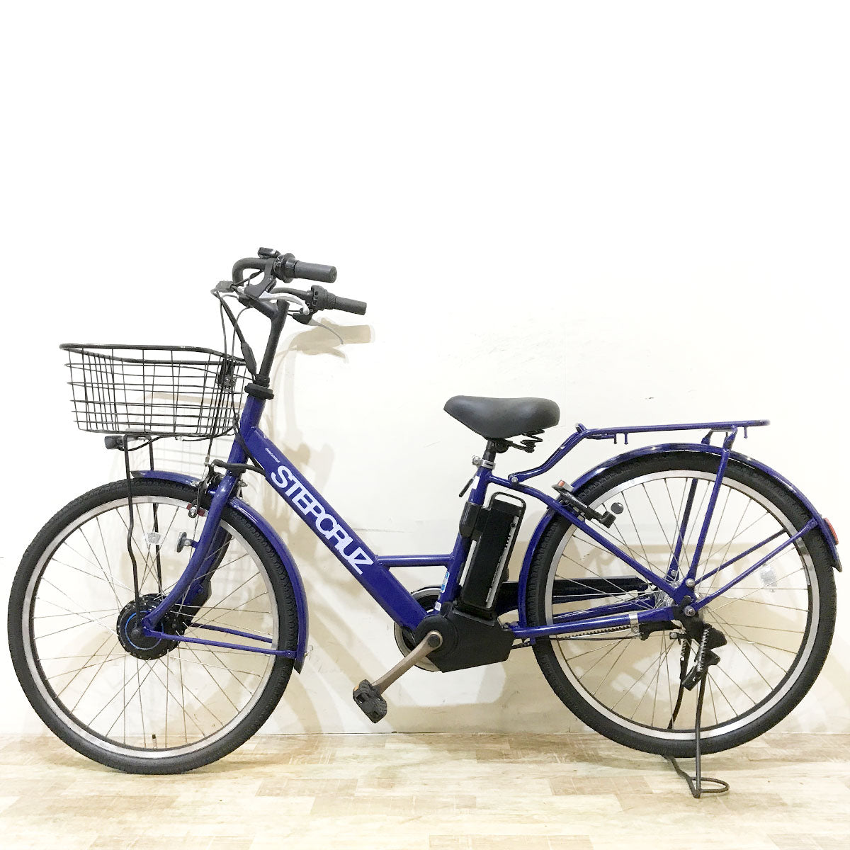 ブリヂストン ステップクルーズe ブルー 26インチ KG061 【中古車】