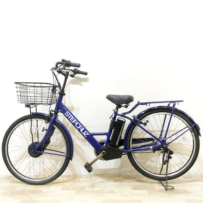 ブリヂストン ステップクルーズe ブルー 26インチ KG061 【中古車】