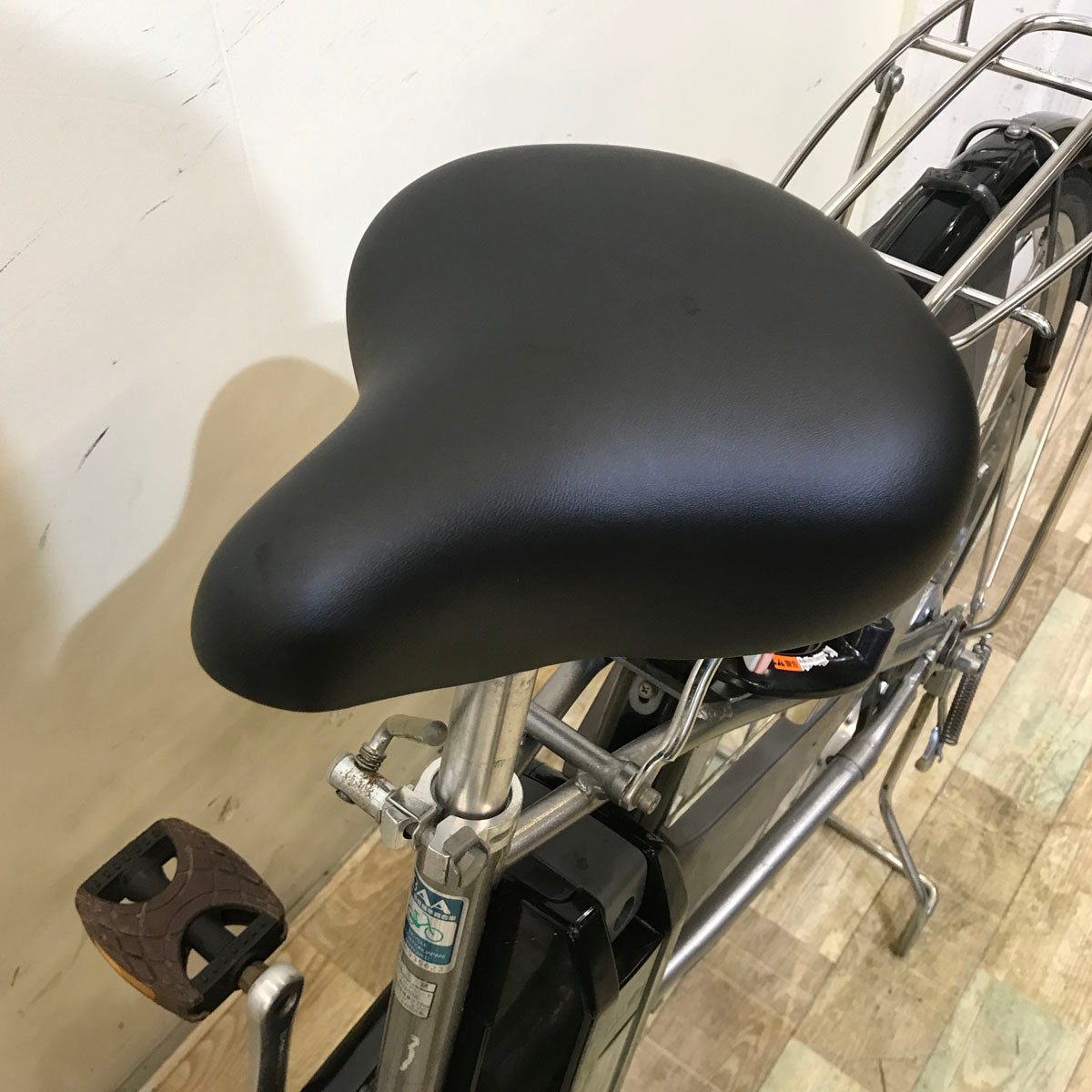 中古電動自転車 ヤマハ PAS ナチュラ M シルバー 26インチ KB054