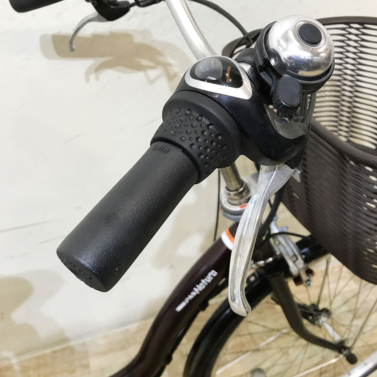 中古電動自転車 ヤマハ PAS ナチュラM ブラウン 26インチ KG062