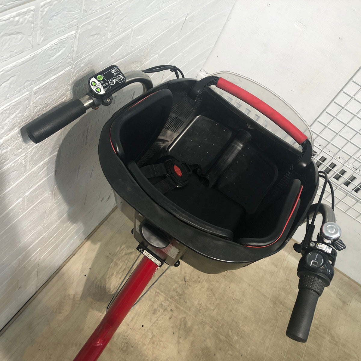 中古電動自転車 新品バッテリー ブリヂストン アンジェリーノ e レッド