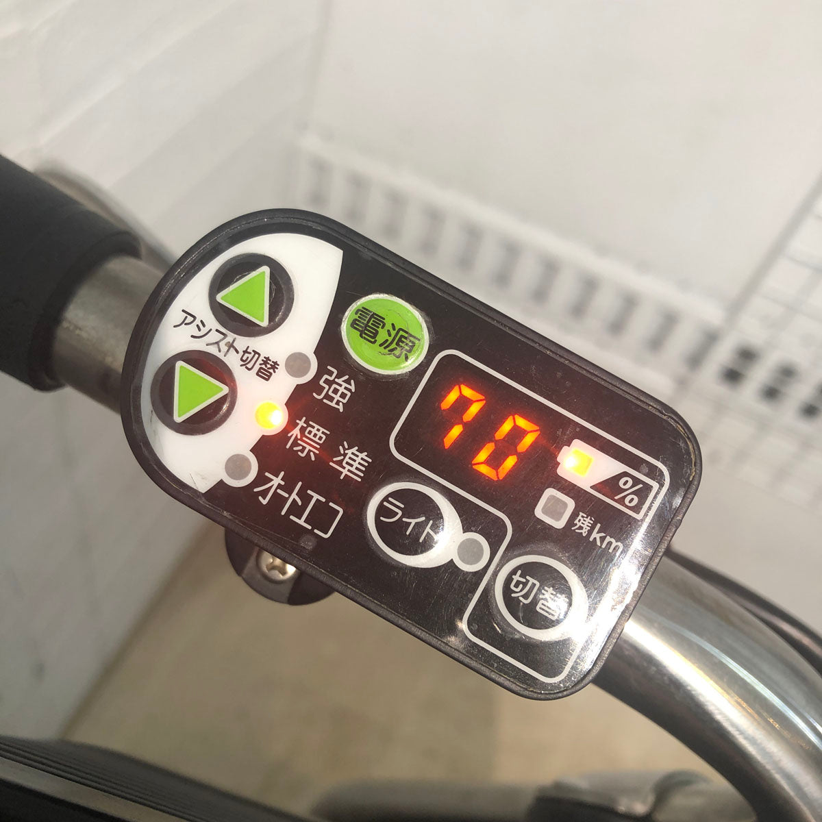 中古電動自転車 新品バッテリー ブリヂストン アンジェリーノ e レッド 前22×後26インチ YC069