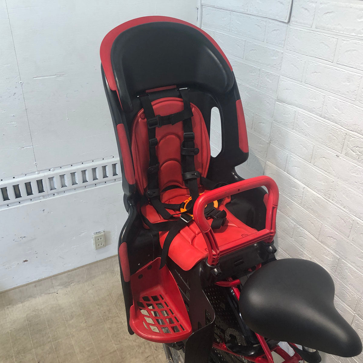 中古電動自転車 新品バッテリー ブリヂストン アンジェリーノ e レッド 前22×後26インチ YC069