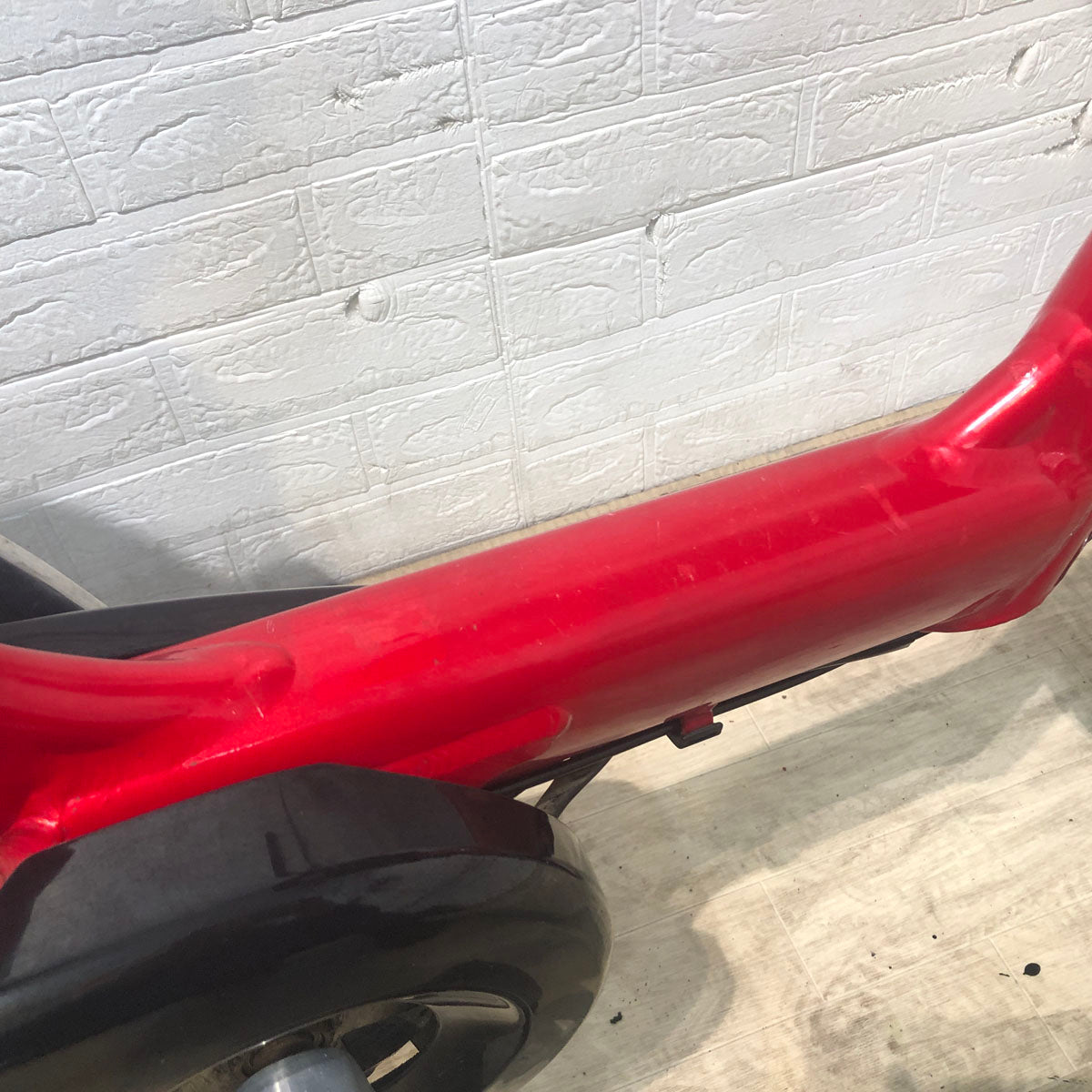 中古電動自転車 新品バッテリー ブリヂストン アンジェリーノ e レッド 前22×後26インチ YC069