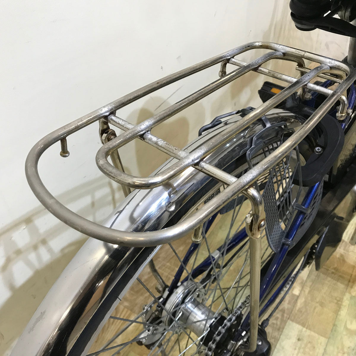 中古電動自転車 パナソニック ビビ DX ブルー 26インチ KB056