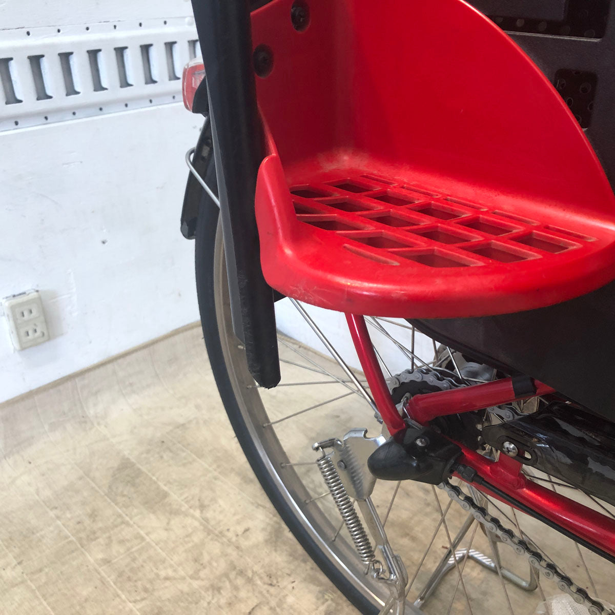 中古電動自転車 新品バッテリー ブリヂストン アンジェリーノ e レッド 前22×後26インチ YC069