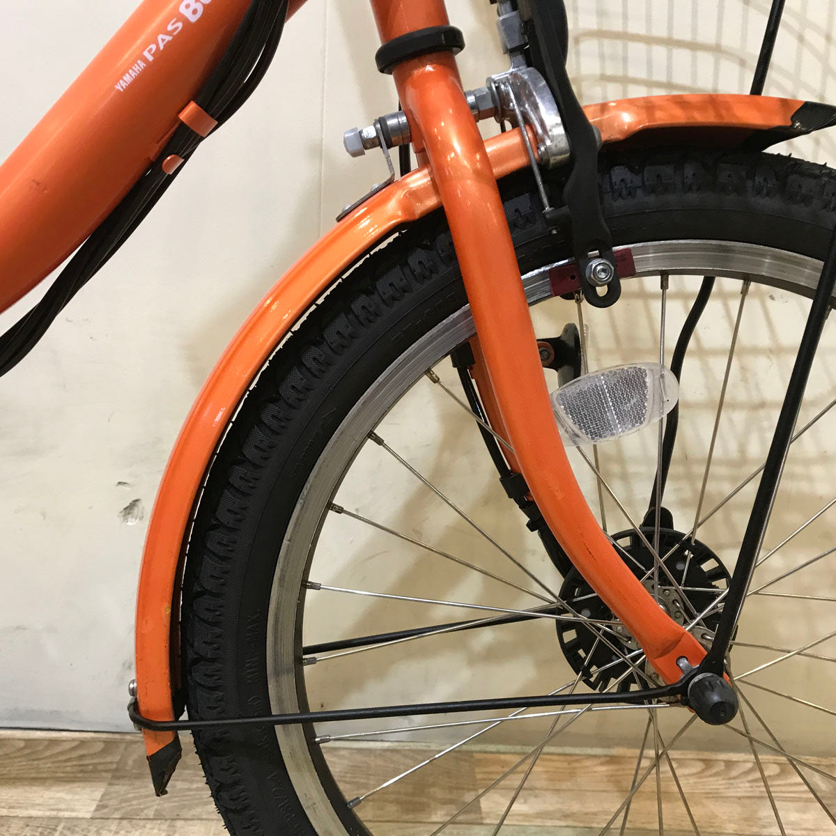 中古電動自転車 ヤマハ PAS Babby パス バビー オレンジ 20インチ
