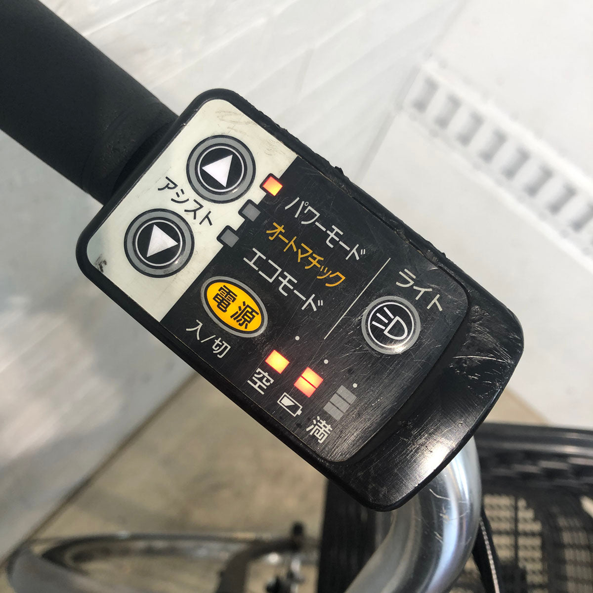 中古電動自転車 パナソニック ビビ DX オレンジ 26インチ YC071 
