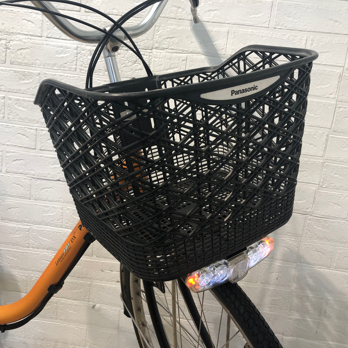 中古電動自転車 パナソニック ビビ DX オレンジ 26インチ YC071 