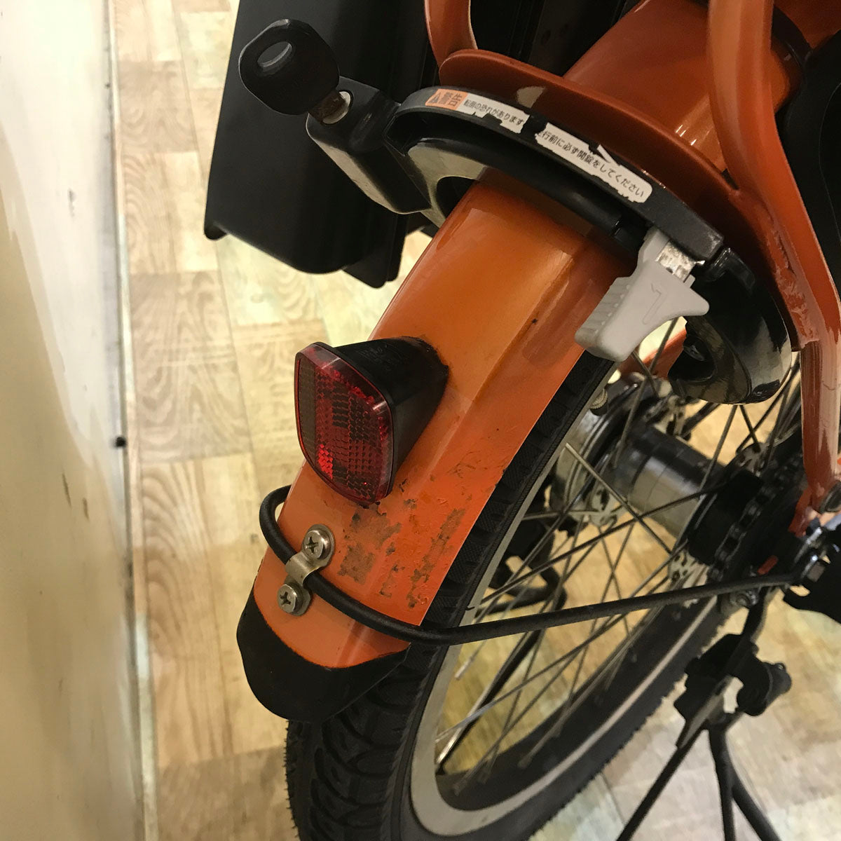 中古電動自転車 ヤマハ PAS Babby パス バビー オレンジ 20インチ