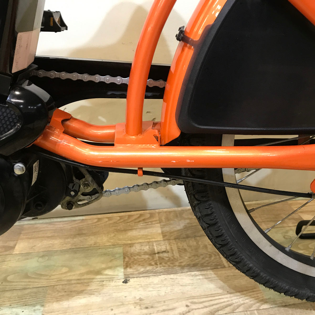 中古電動自転車 ヤマハ PAS Babby パス バビー オレンジ 20インチ