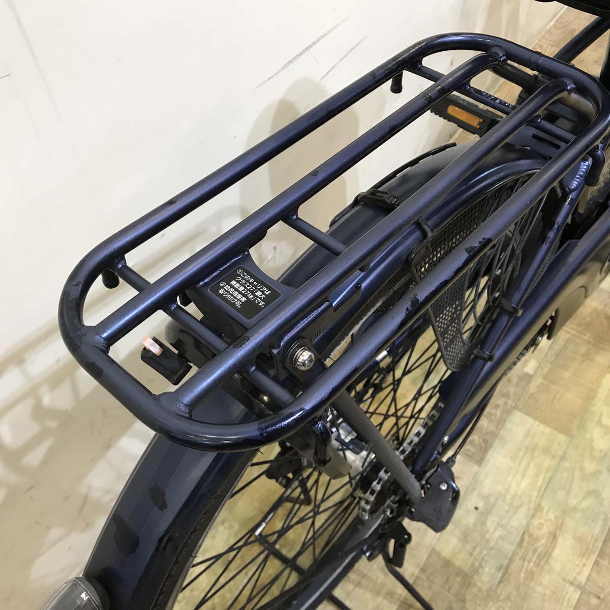 中古電動自転車 パナソニック ティモS ネイビー 26インチ KG066