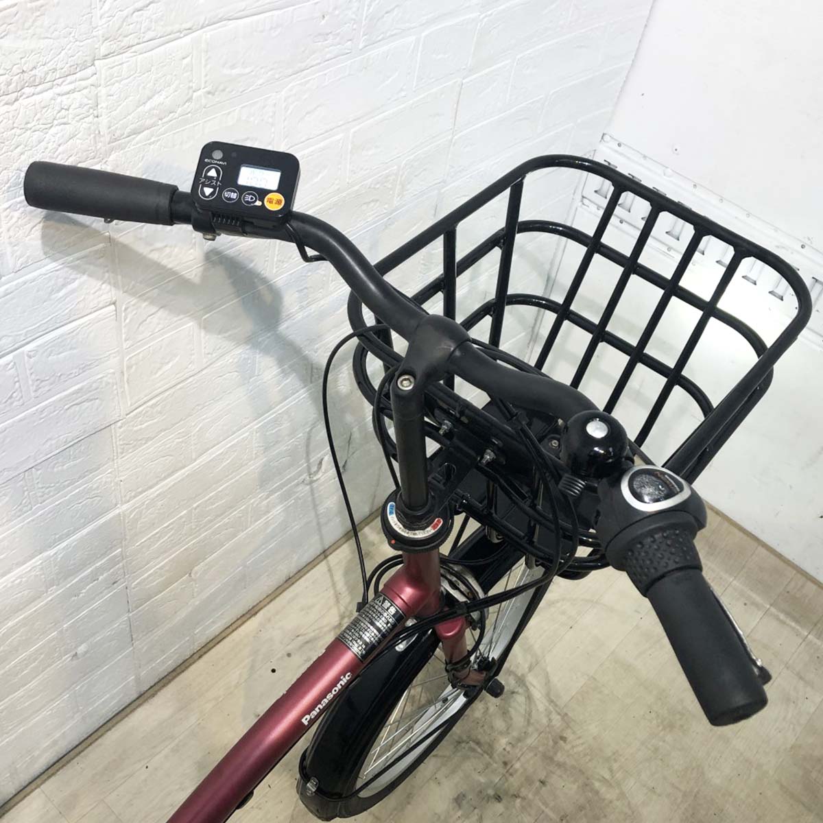 中古電動自転車 パナソニック グリッター レッド 20インチ YH093