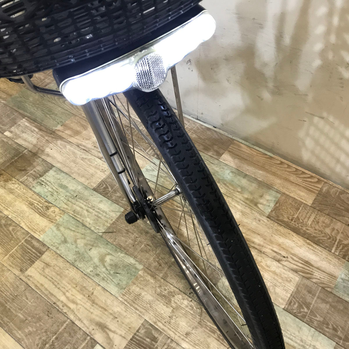 中古電動自転車 パナソニック ビビ DX シルバー 26インチ KB060