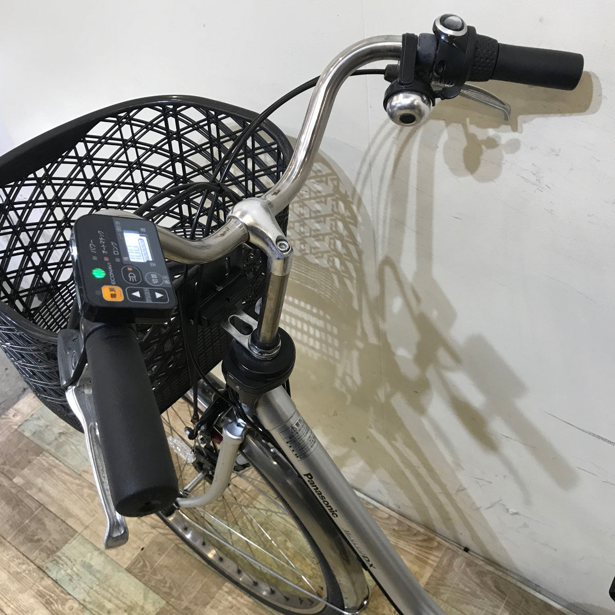 中古電動自転車 パナソニック ビビ DX シルバー 26インチ KB060