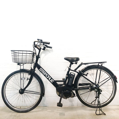 ブリヂストン ステップクルーズ e ブラック 26インチ YV059 【中古車】