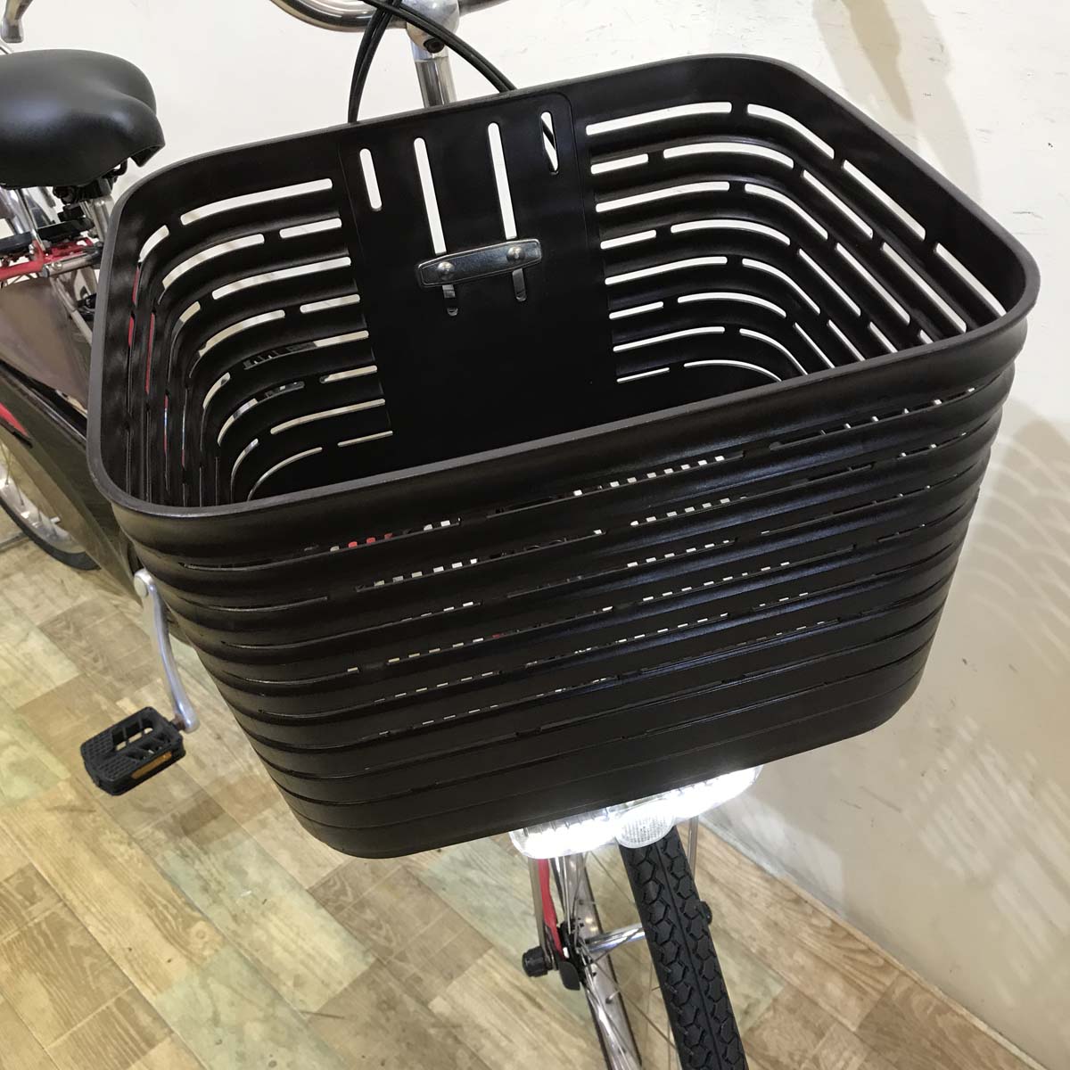 中古電動自転車 パナソニック ビビDX レッド 26インチ KG068