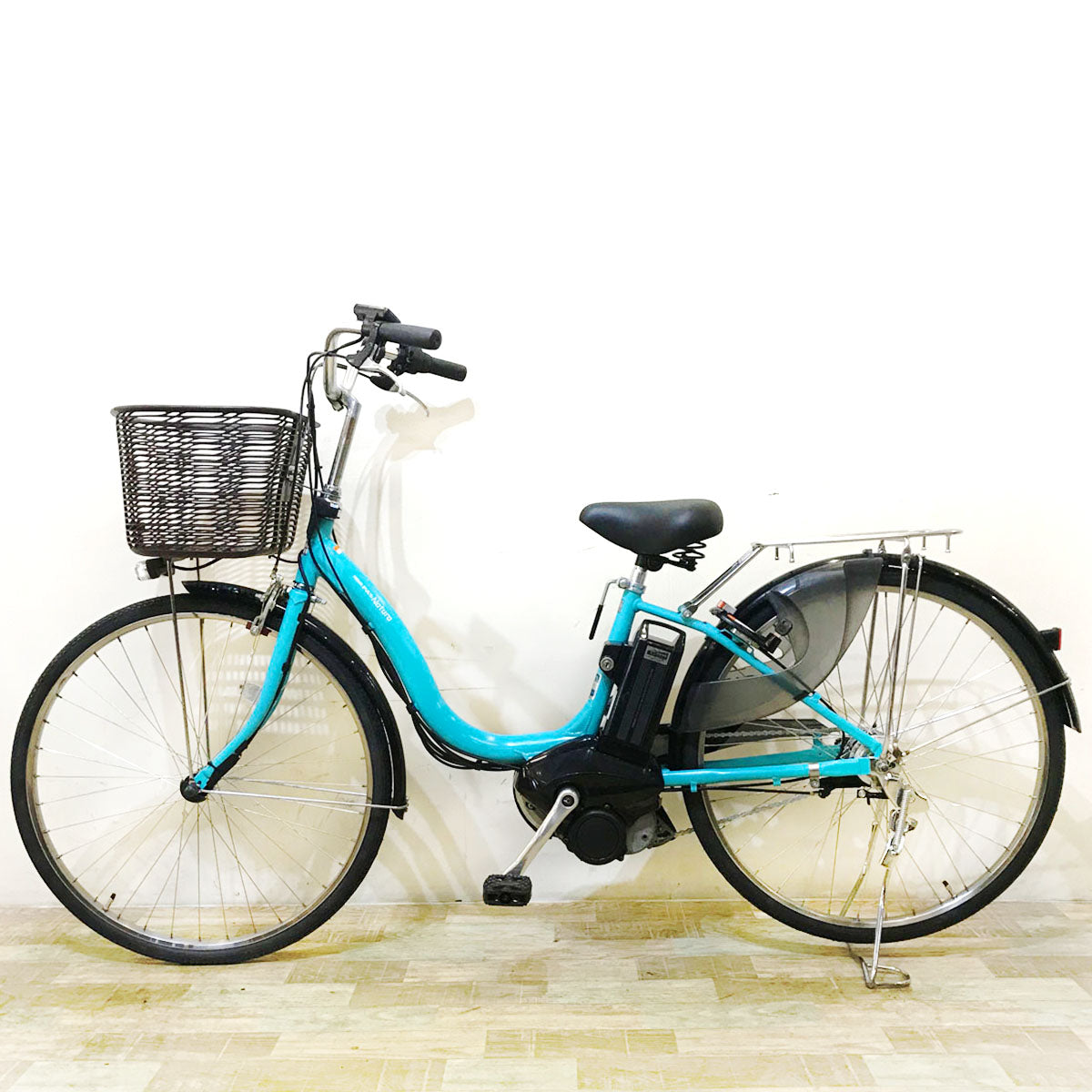 中古電動自転車 ヤマハ PAS ナチュラ L ブルー 26インチ KB061