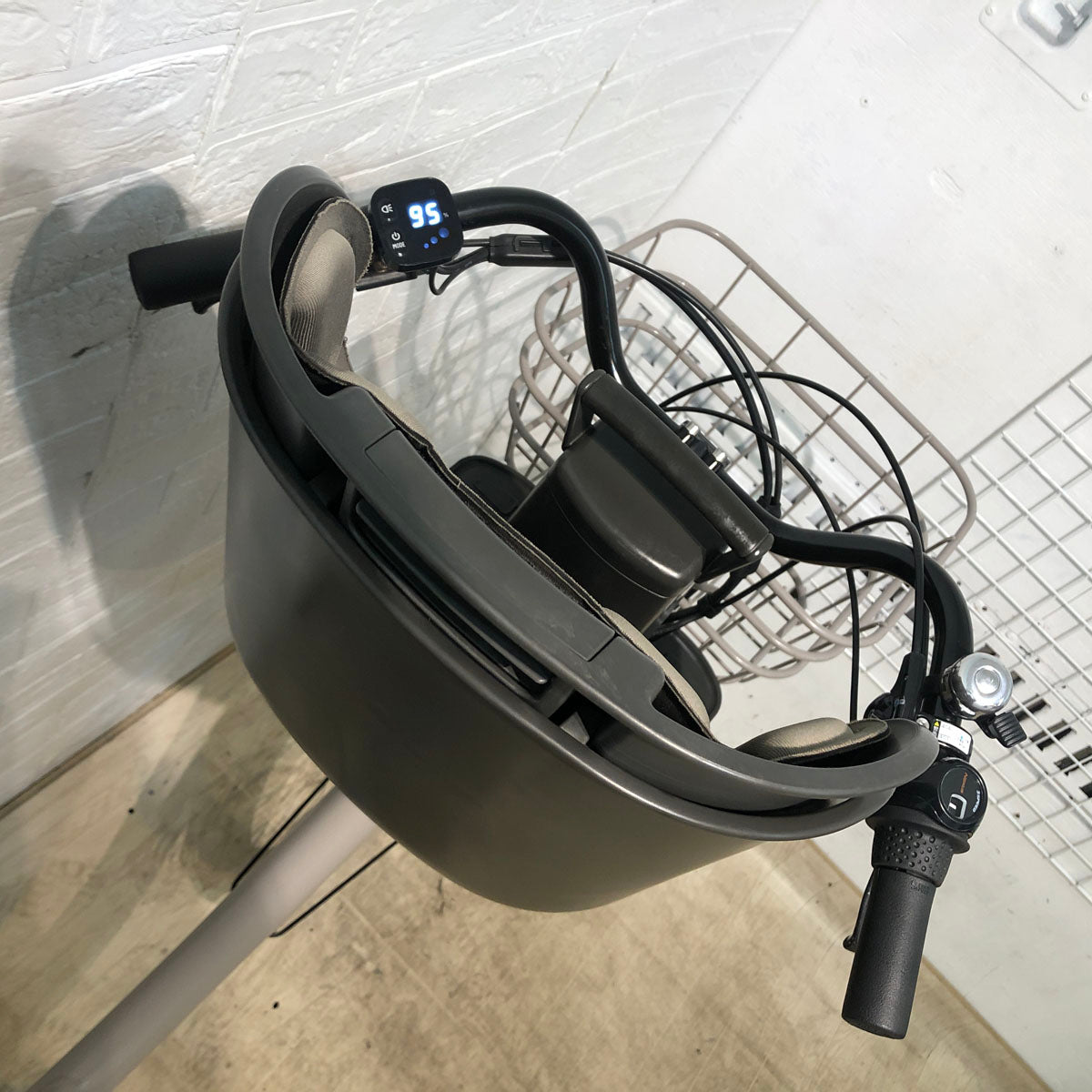 中古電動自転車 ブリヂストン bikke MOB dd ビッケ モブ dd ベージュ 前24×後20インチ SR415Y 